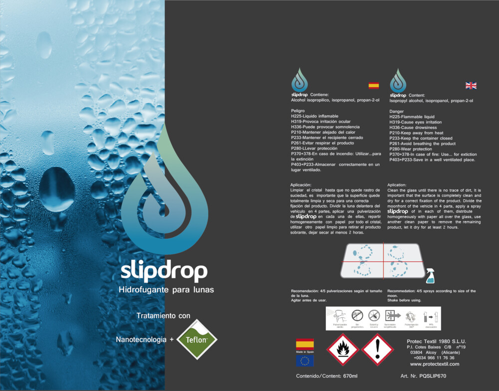 Aditivo Slipdrop Protec Textil